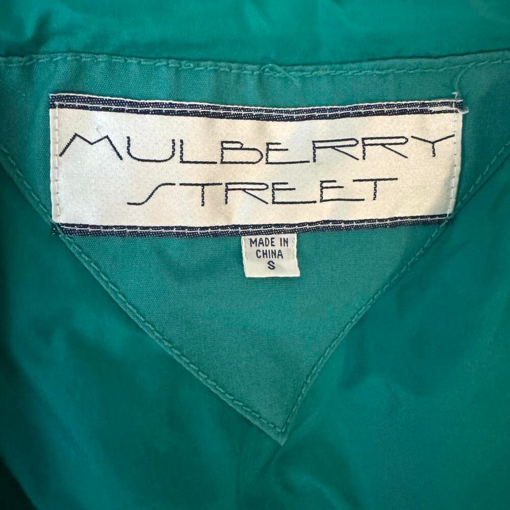Vintage 80s Colorblock Dopamine Windbreaker Jacket Snow Après ski Teal Purple - Picture 7 of 8